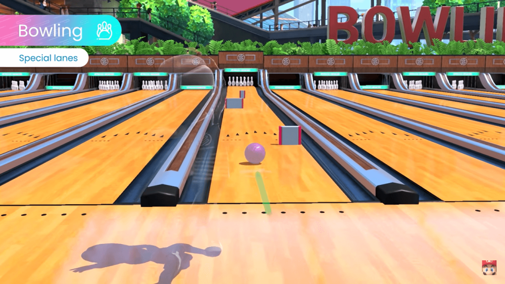 Nintendo Switch Sports Review Bowling