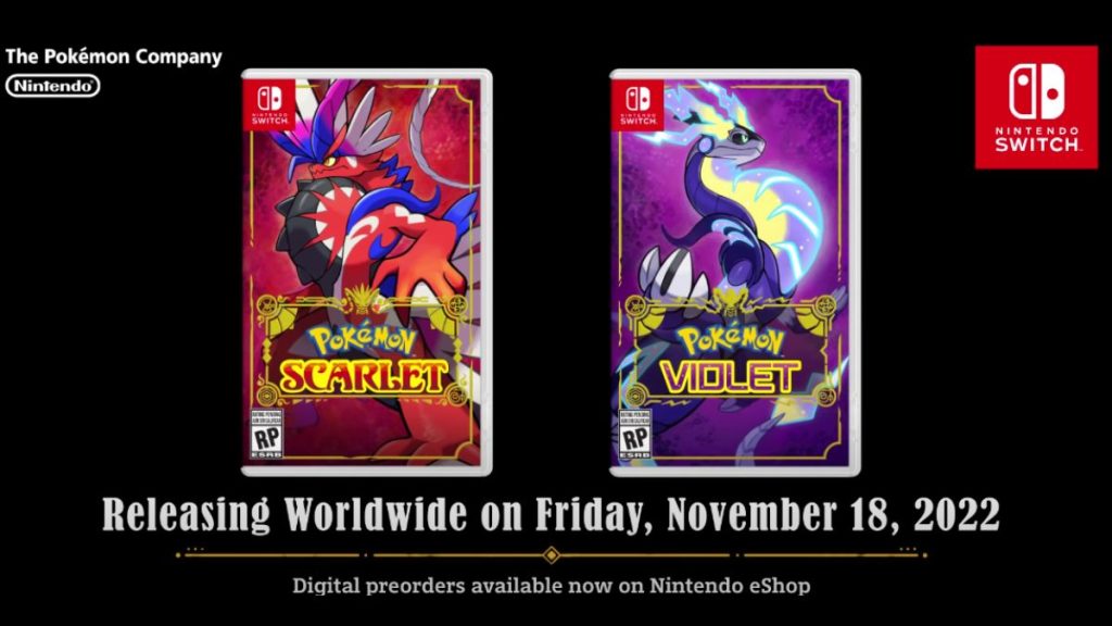 Pokémon Scarlet and Violet Release Date