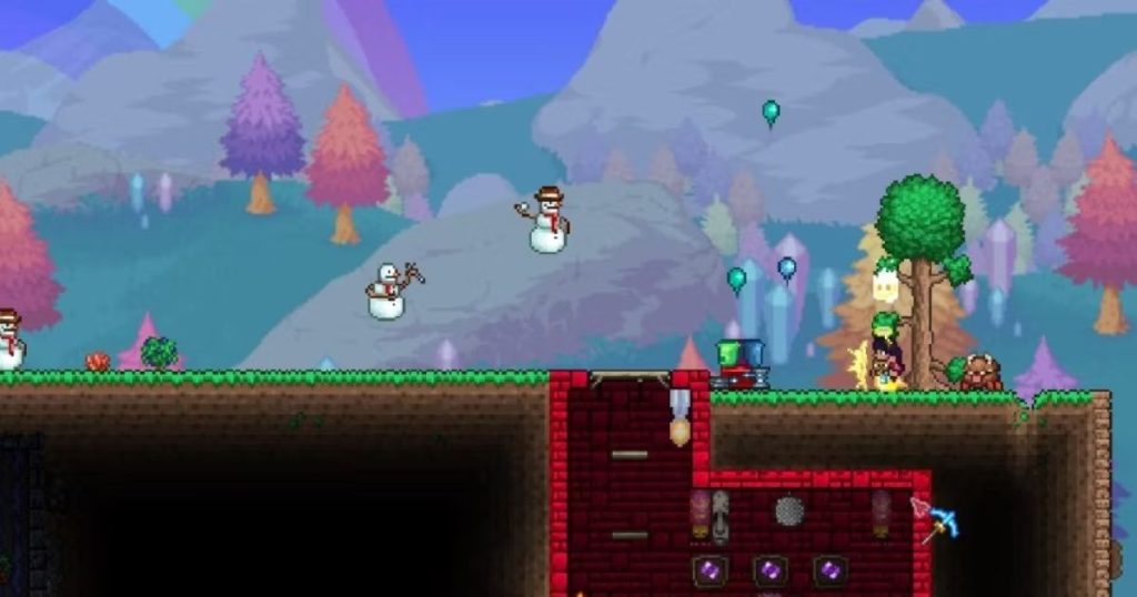 The Invading Frost Legion From Terraria