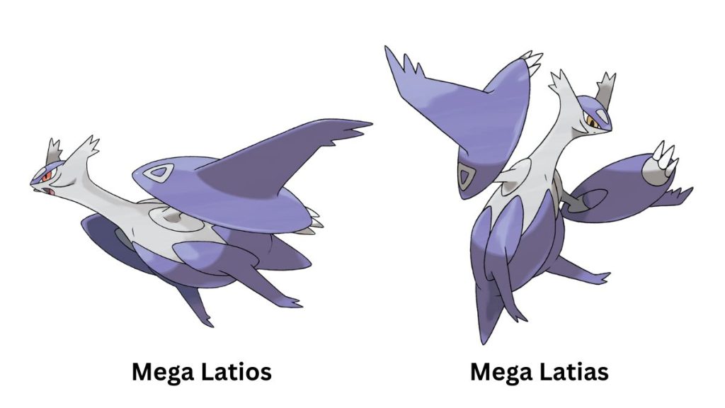 Mega Latios & Mega Latias (Strongest Psychic Type Pokemon)