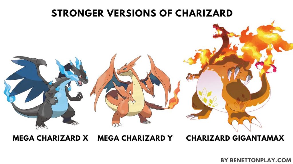 stronger versions of charizard