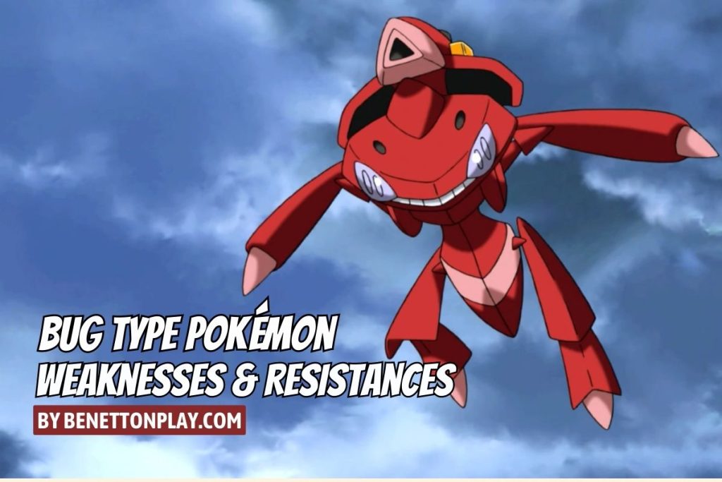 Bug Type Pokemon Weaknesses & Resistances