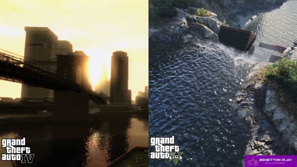 GTA 4 vs GTA 5 Graphics 