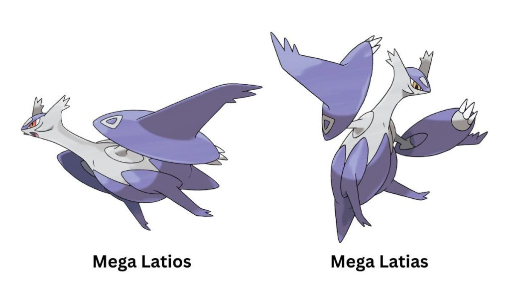 Mega Latios & Mega Latias (Best Dragon Type Pokemon)