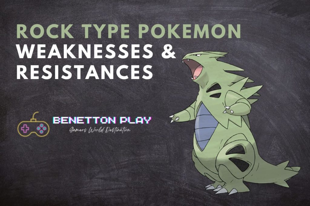 Rock Type Pokemon Weakness and Resistance
