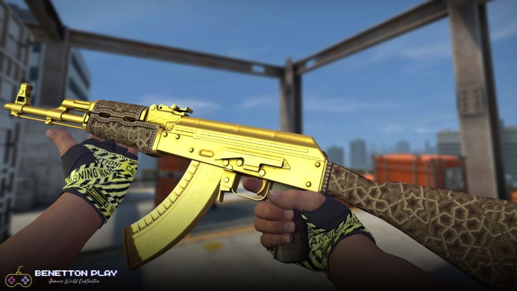 AK-47: Gold Arabesque 
