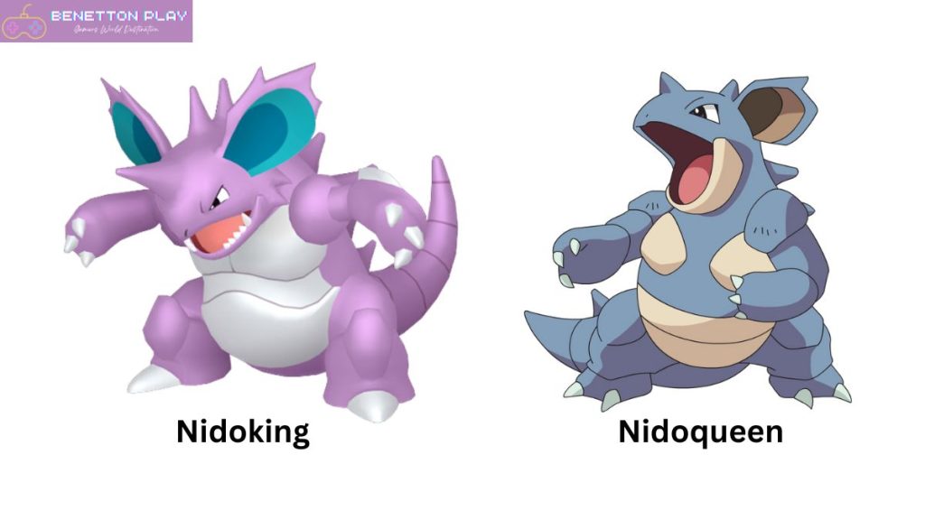 Nidoking and Nidoqueen