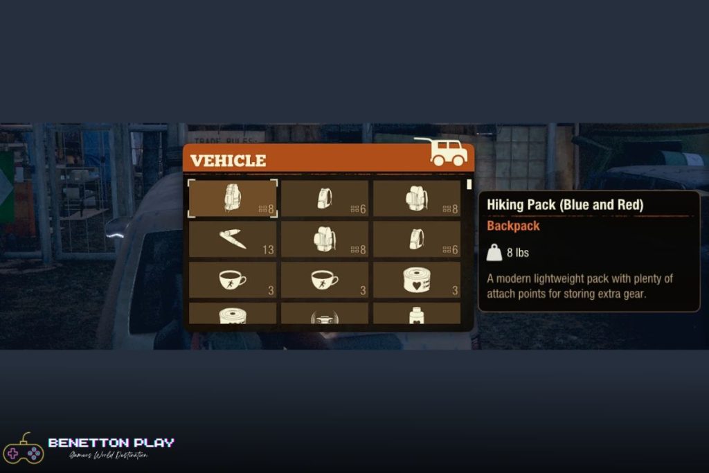 Vehicles Have 100 Inventory Slots