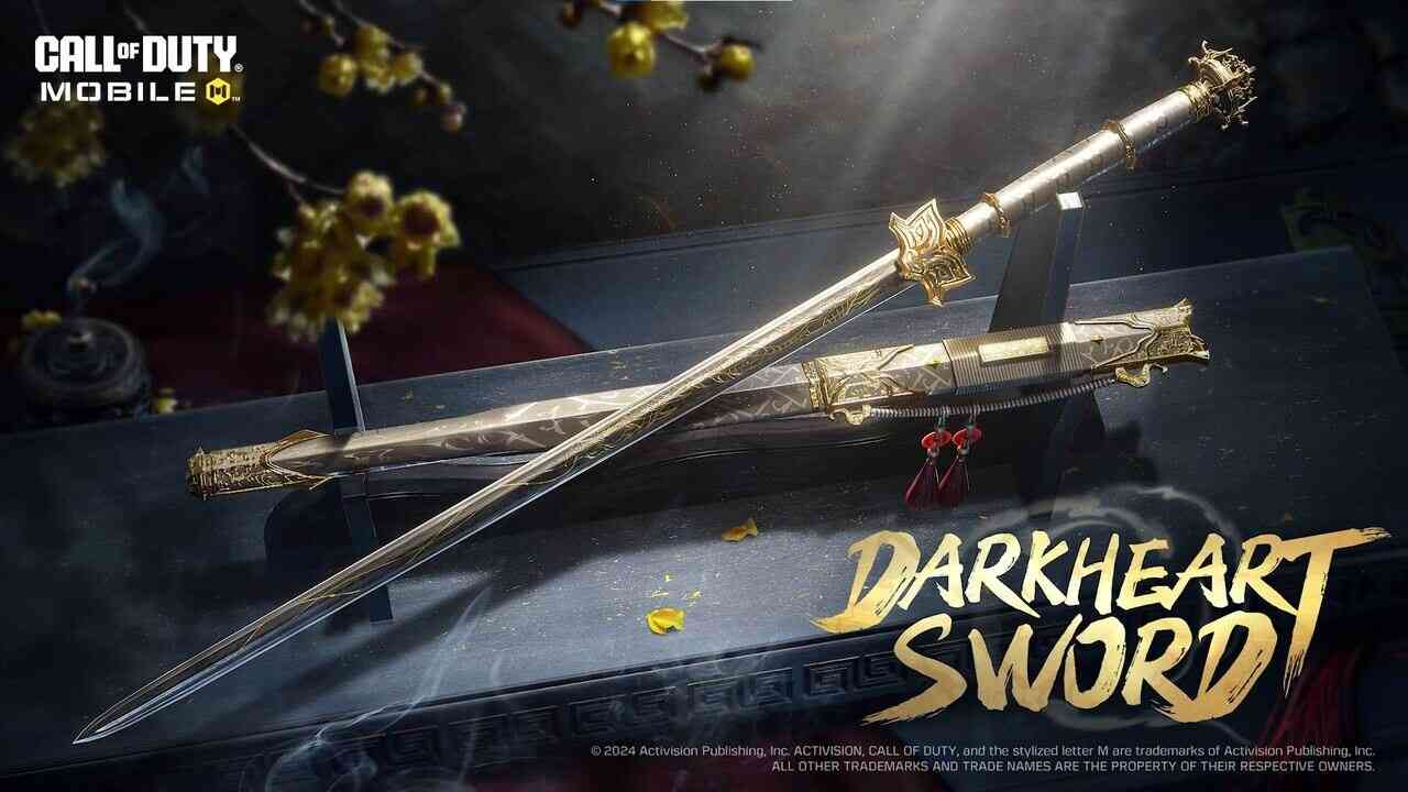 COD Mobile Legendary Darkheart Sword