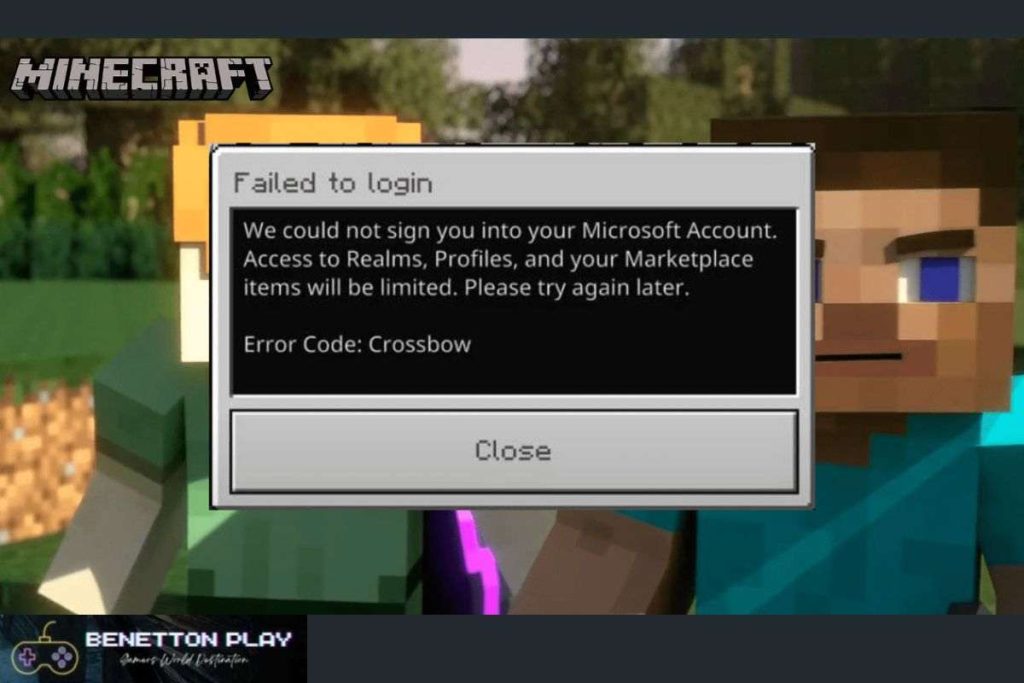 What is Minecraft Error Code Crossbow
